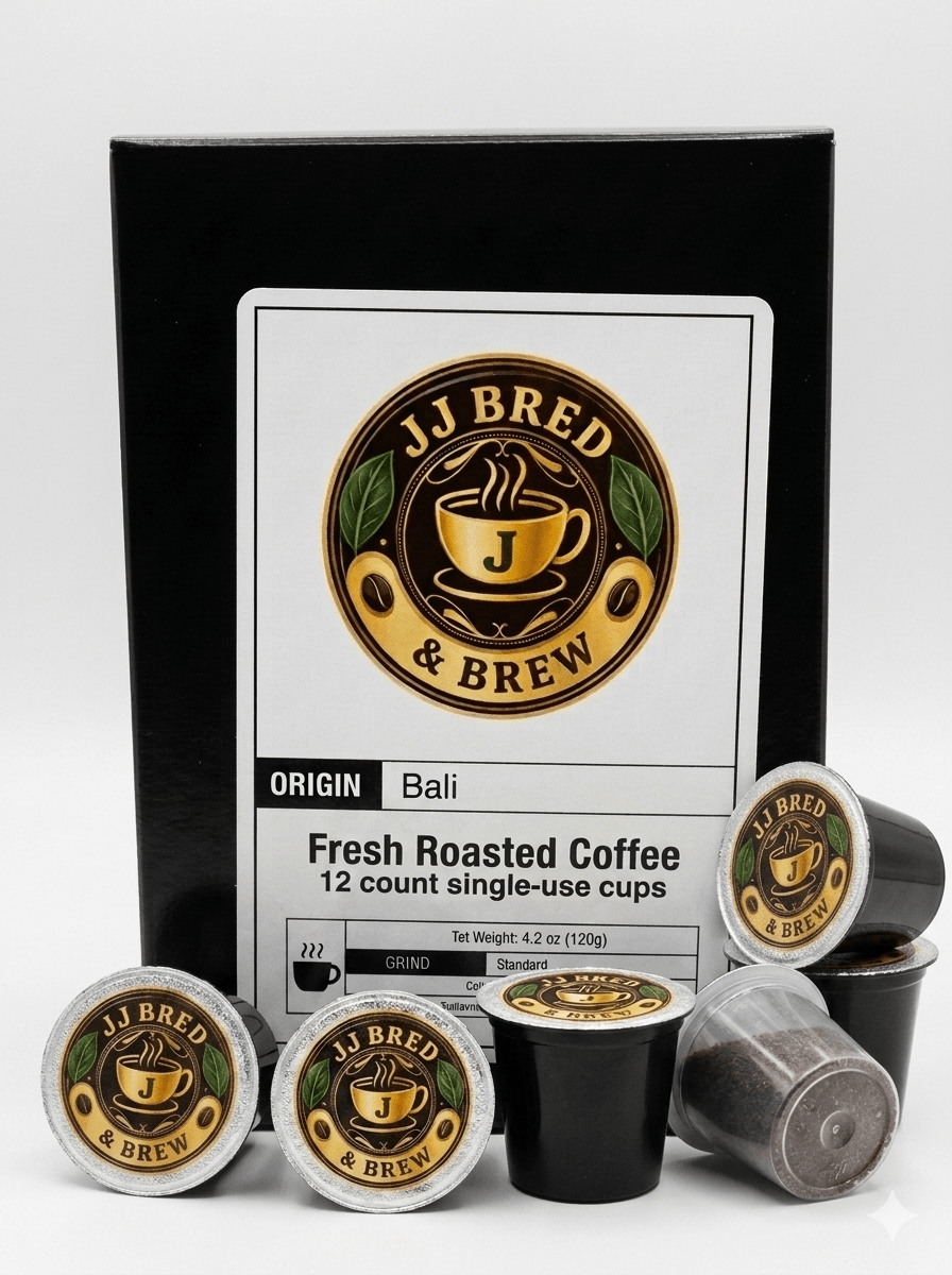 Colombian Roast Whole Bean Coffee by JJ Bred & Brew