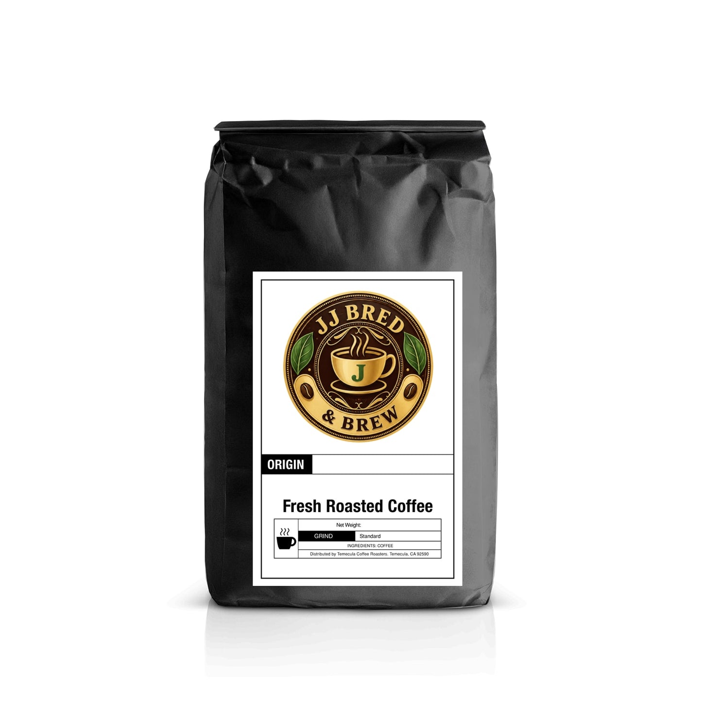 Colombian Roast Whole Bean Coffee by JJ Bred & Brew